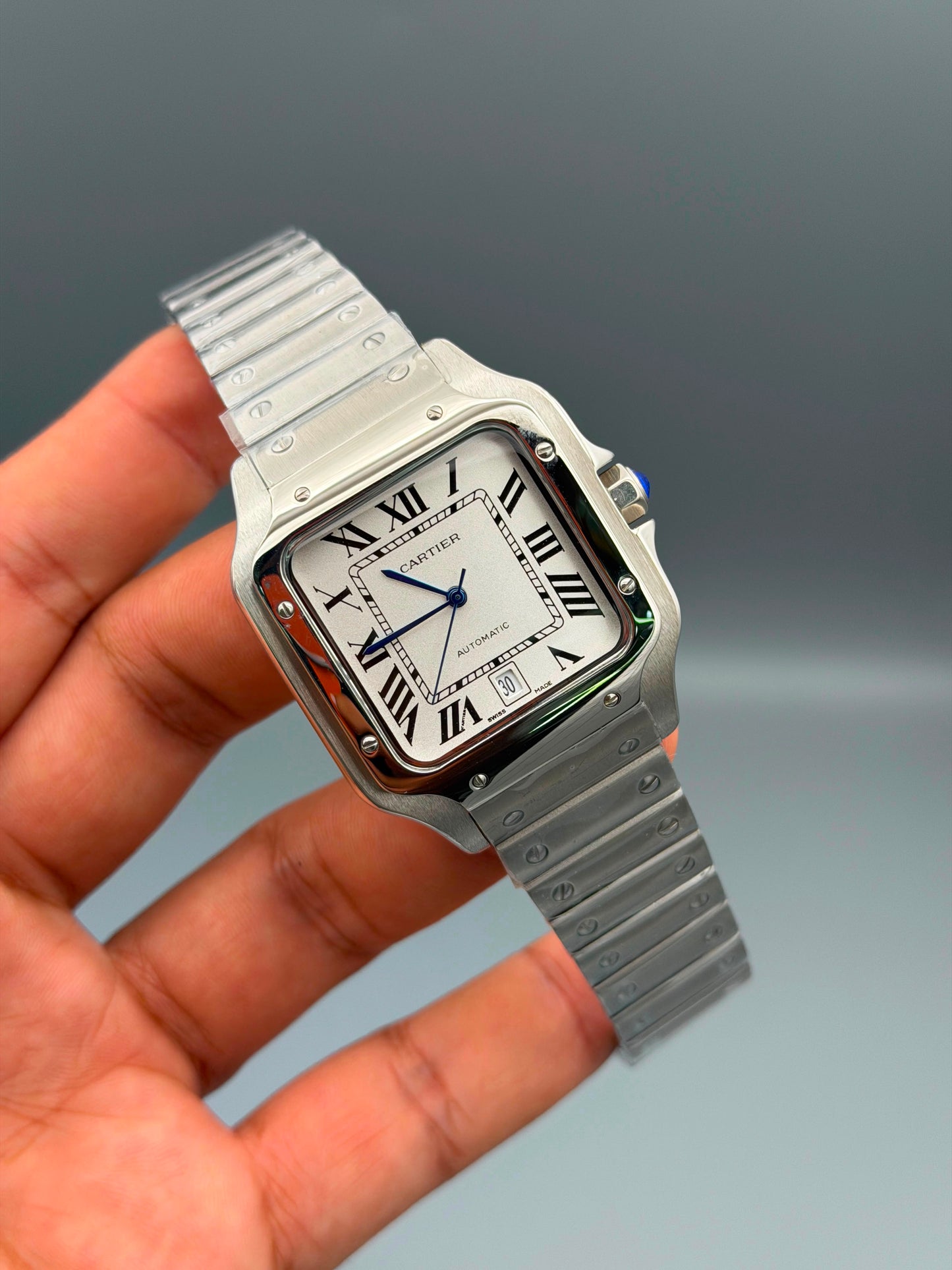 Luxury Square Automatic Watch – Roman Numeral in 12 Colors