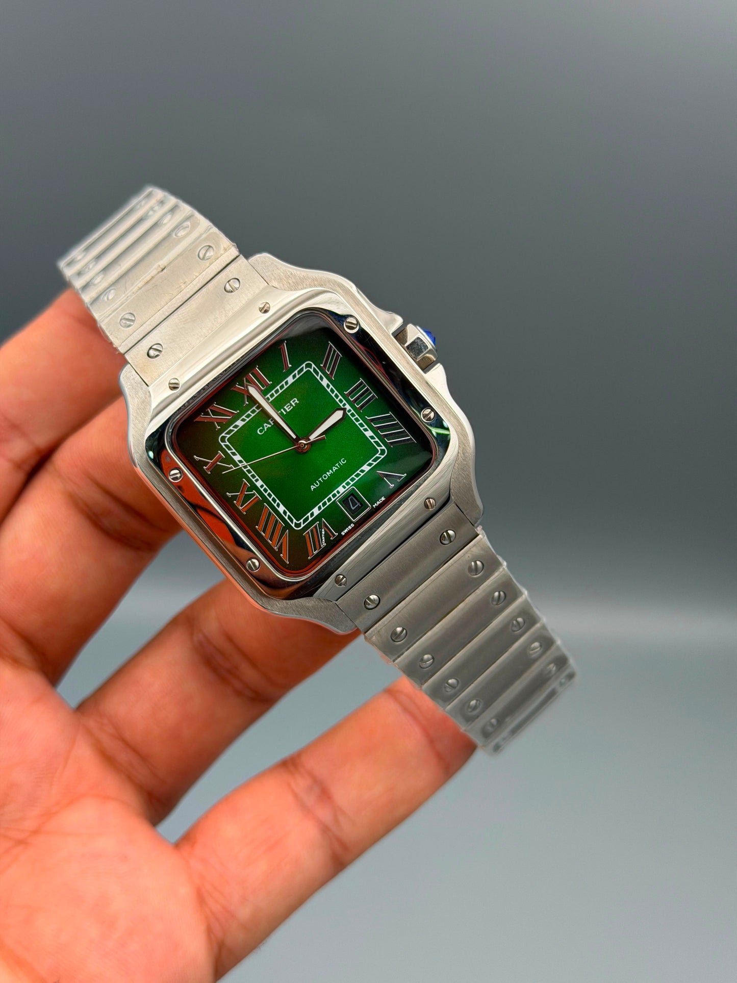 Luxury Square Automatic Watch – Roman Numeral in 12 Colors