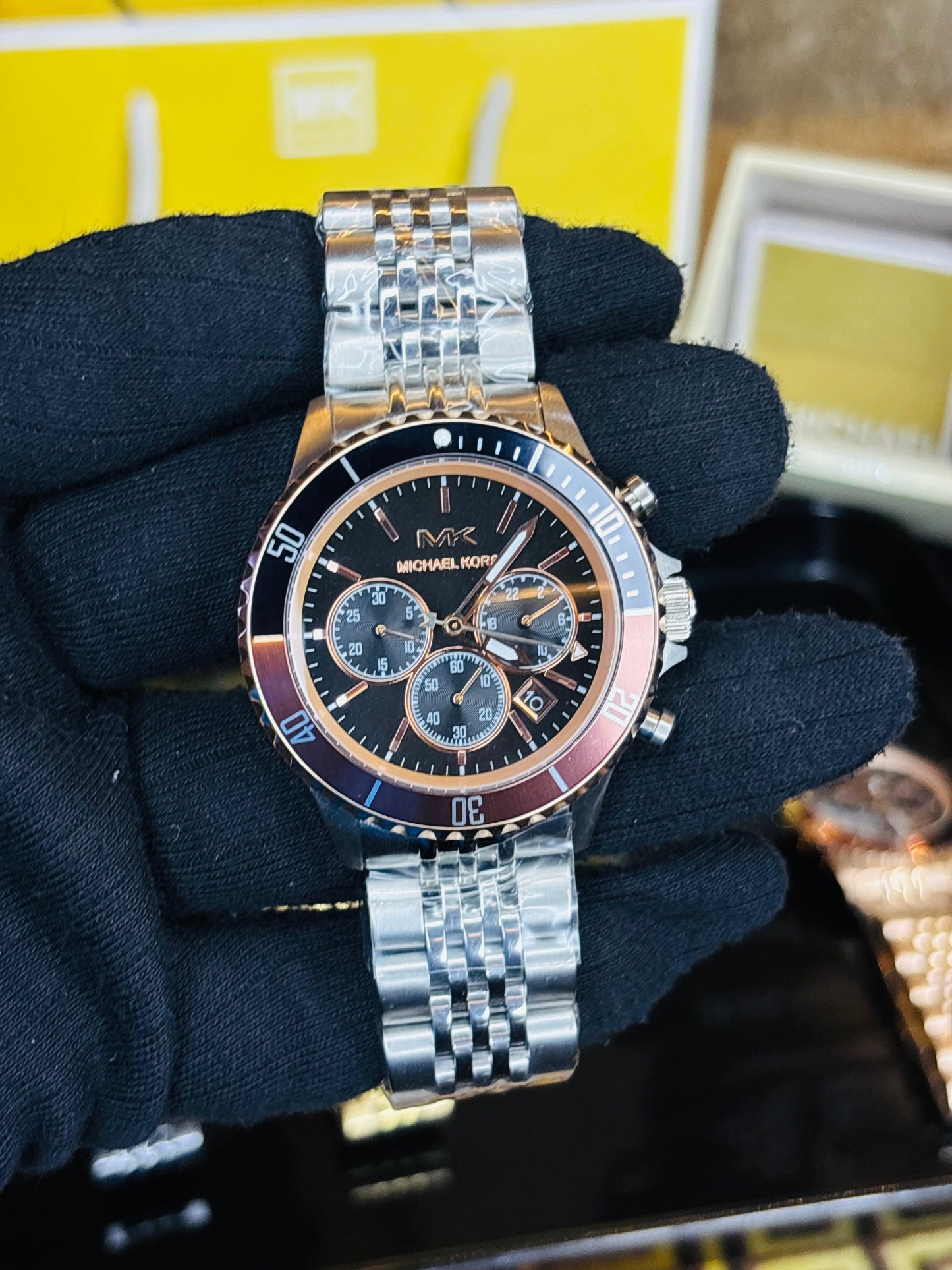 MK Luxurious Chronograph Watches in 5 Colors