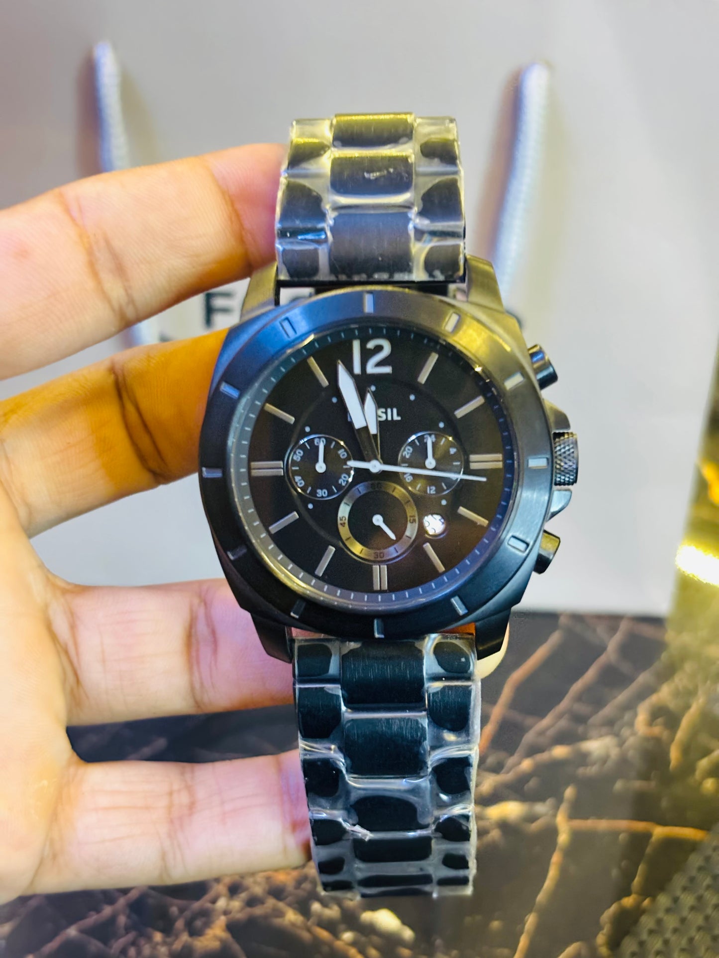 Fossil Chronograph Date Original Blackish Watch