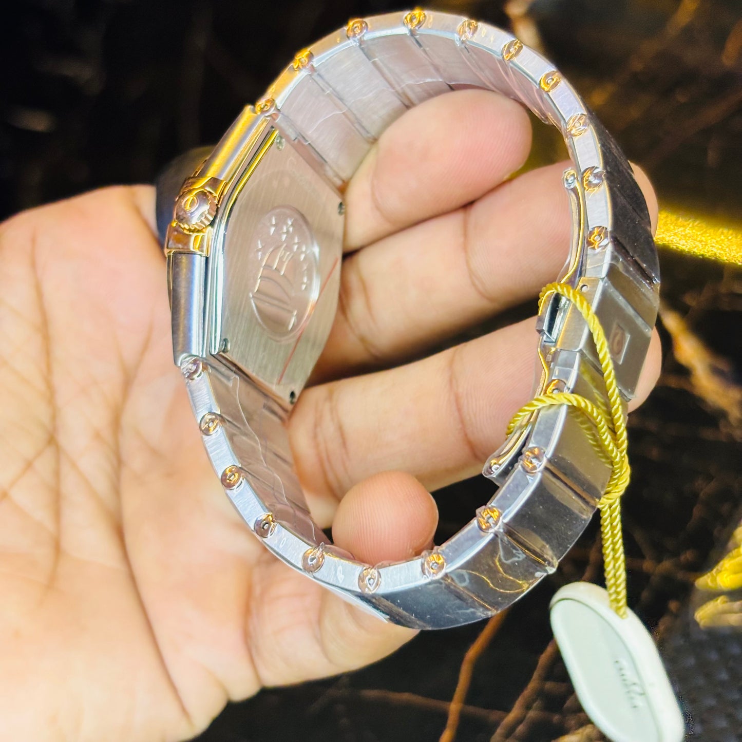 Constellation Quartz 2 Tone Luxury Watch