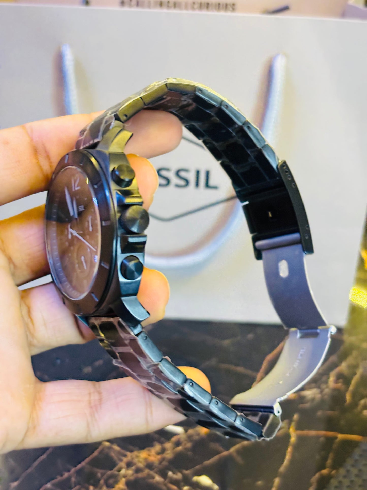 Fossil Chronograph Date Original Blackish Watch