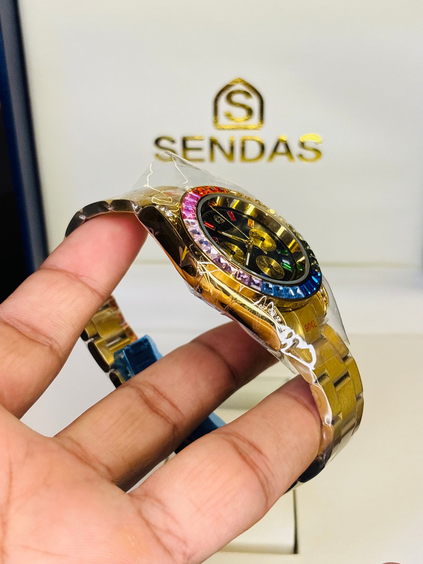 Sendas Semi Auto Original Chronograph SS Box Pack Watch
