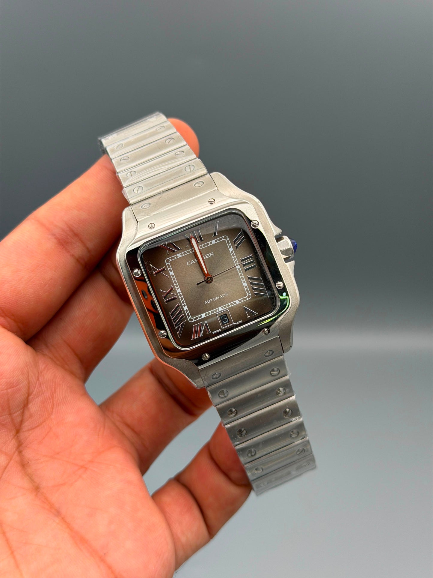 Luxury Square Automatic Watch – Roman Numeral in 12 Colors