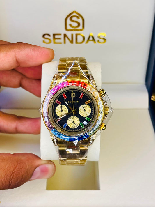 Sendas Semi Auto Original Chronograph SS Box Pack Watch