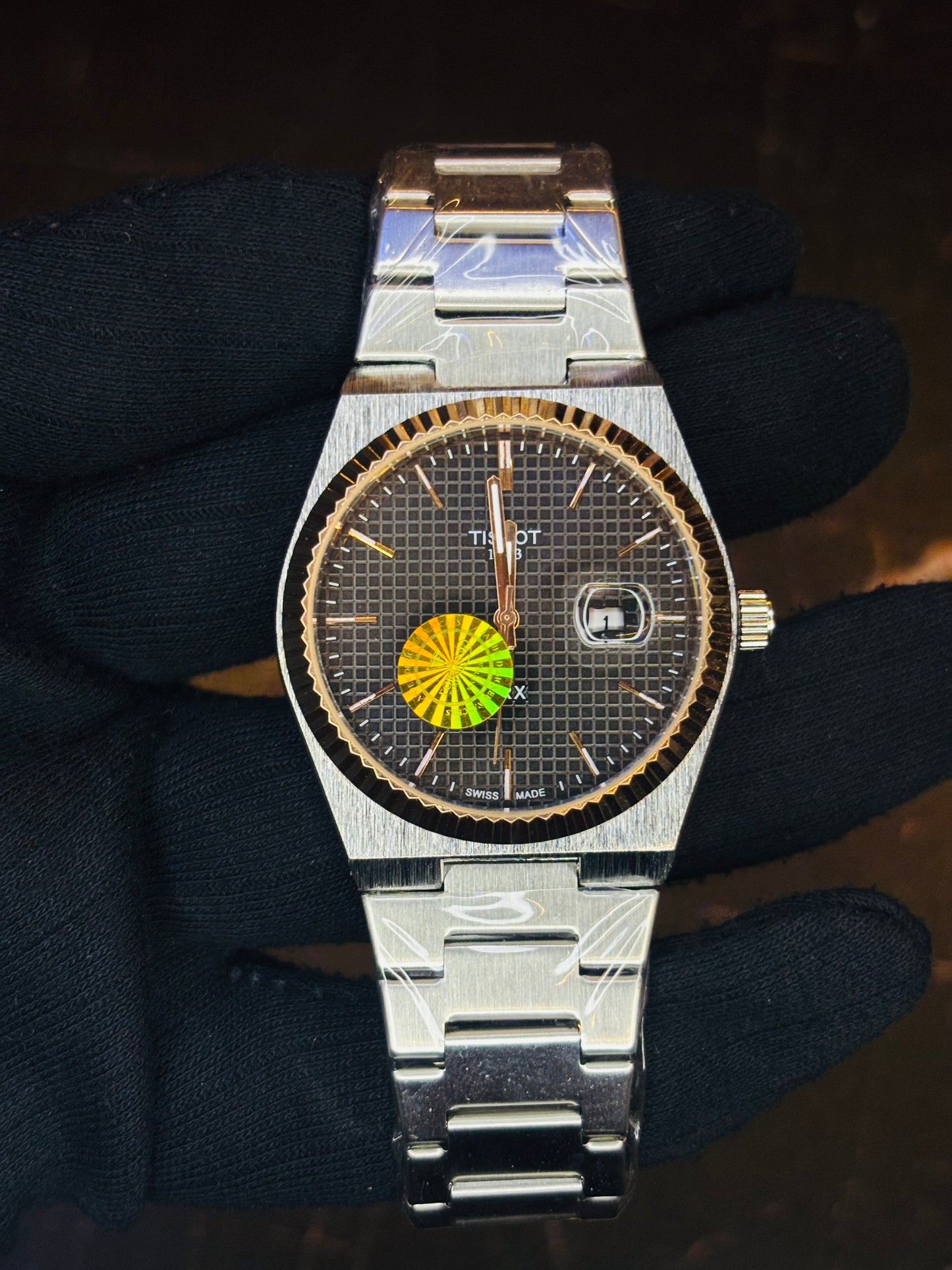 PRX Datejust Luxury Flutted Bezel Watch