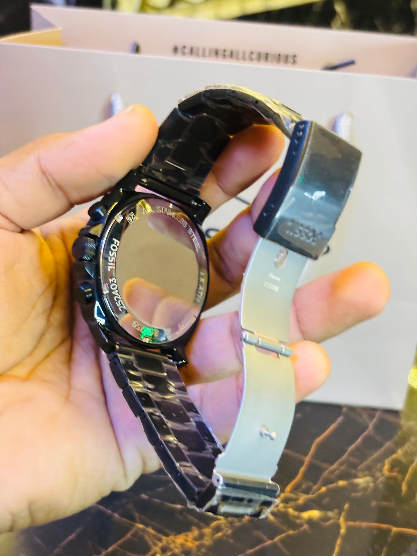 Fossil Chronograph Date Original Blackish Watch
