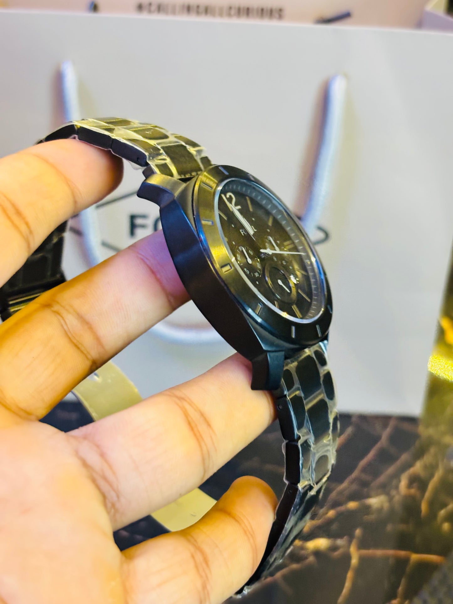 Fossil Chronograph Date Original Blackish Watch